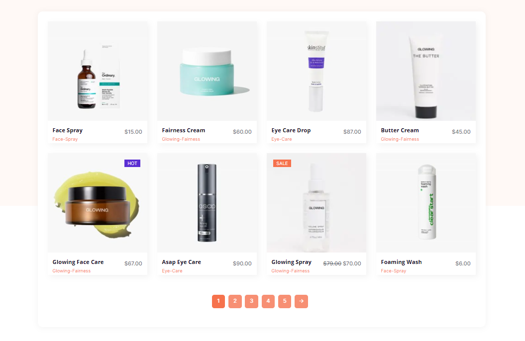 woo product grid