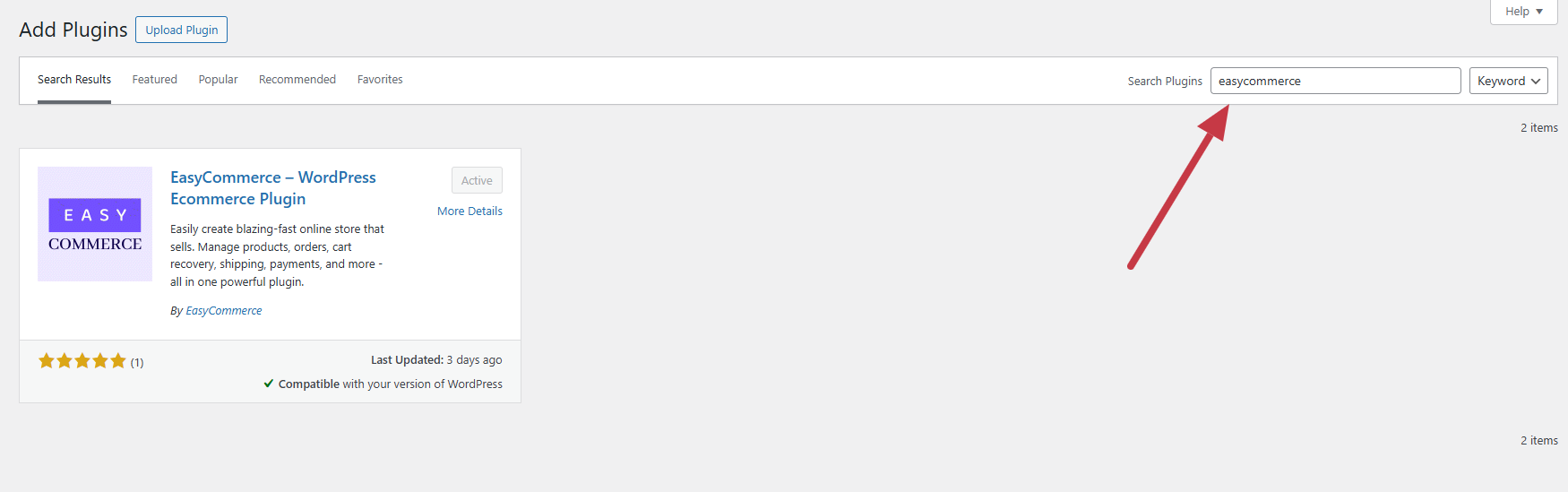 Add-Plugins-‹-EasyCom-—-WordPress